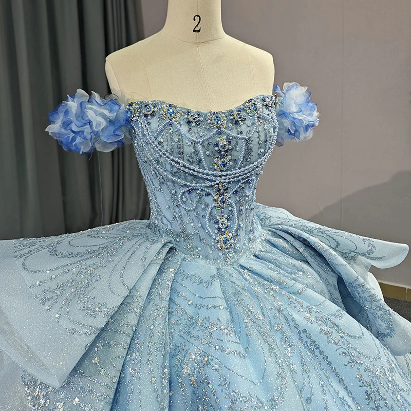 sky blue quinceanera dresses 1702-03