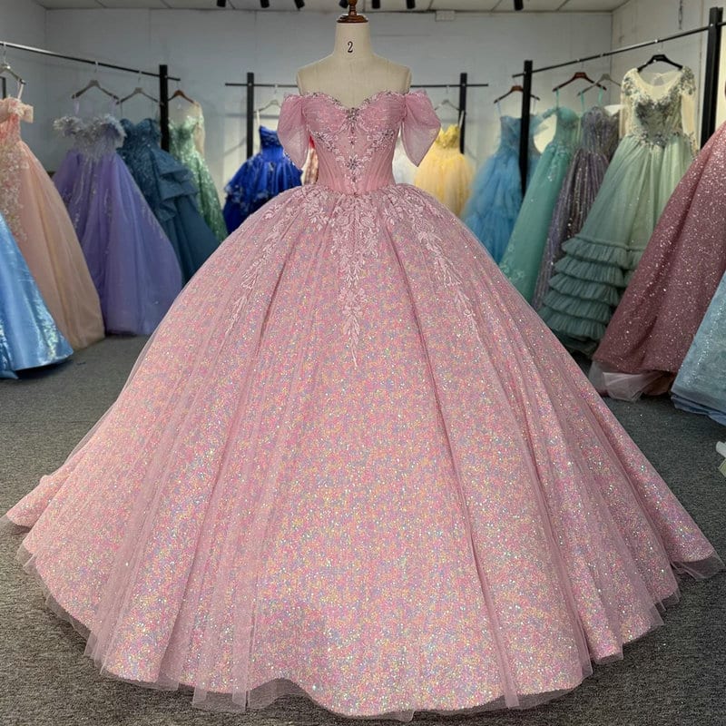 pink princess gown 1716-01