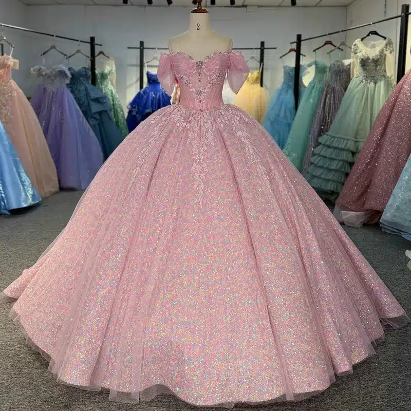 pink princess gown 1716-01