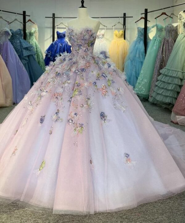 pink purple quinceanera dresses 1724-01