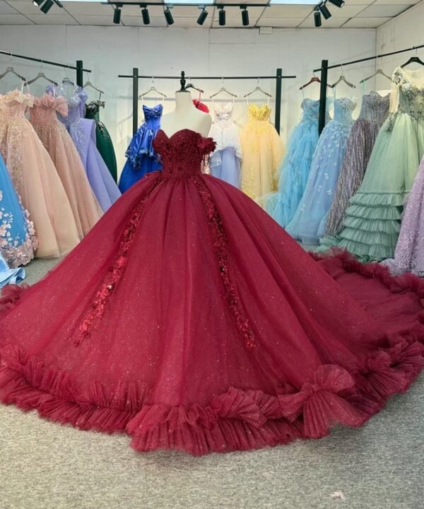 red quinceanera dresses 1722-04