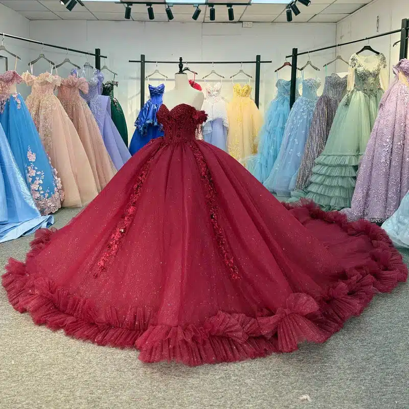 red quinceanera dresses 1722-04