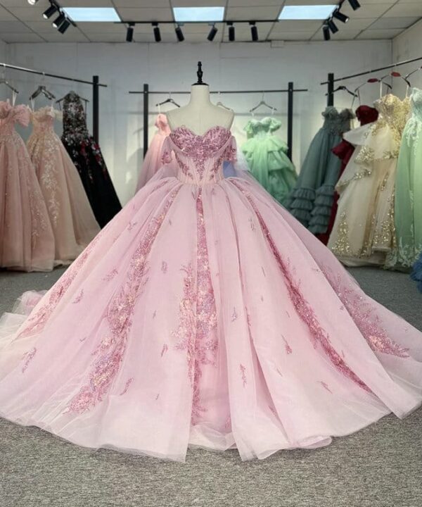 baby pink quince dress 1726-04