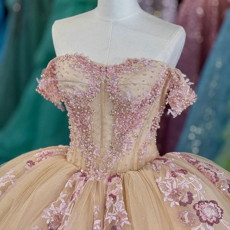 champagne quinceanera dresses 1740-02