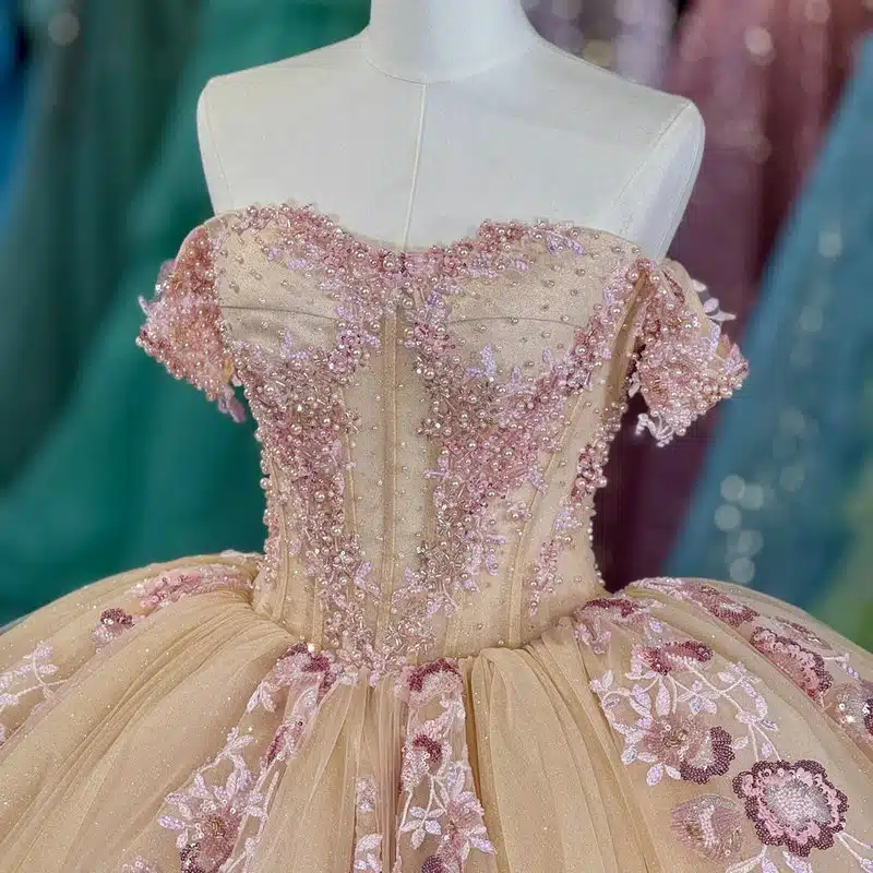 champagne quinceanera dresses 1740-02