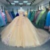 champagne quinceanera dresses 1740-05